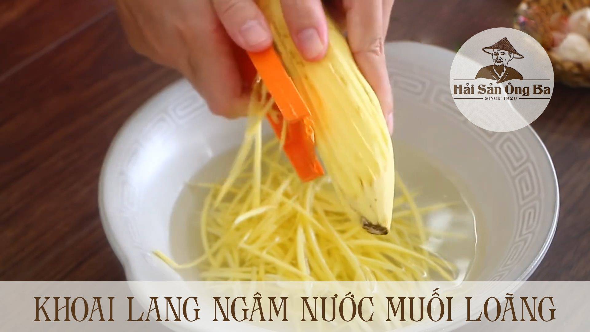 nạo khoai lang, bát sợi khoai lang