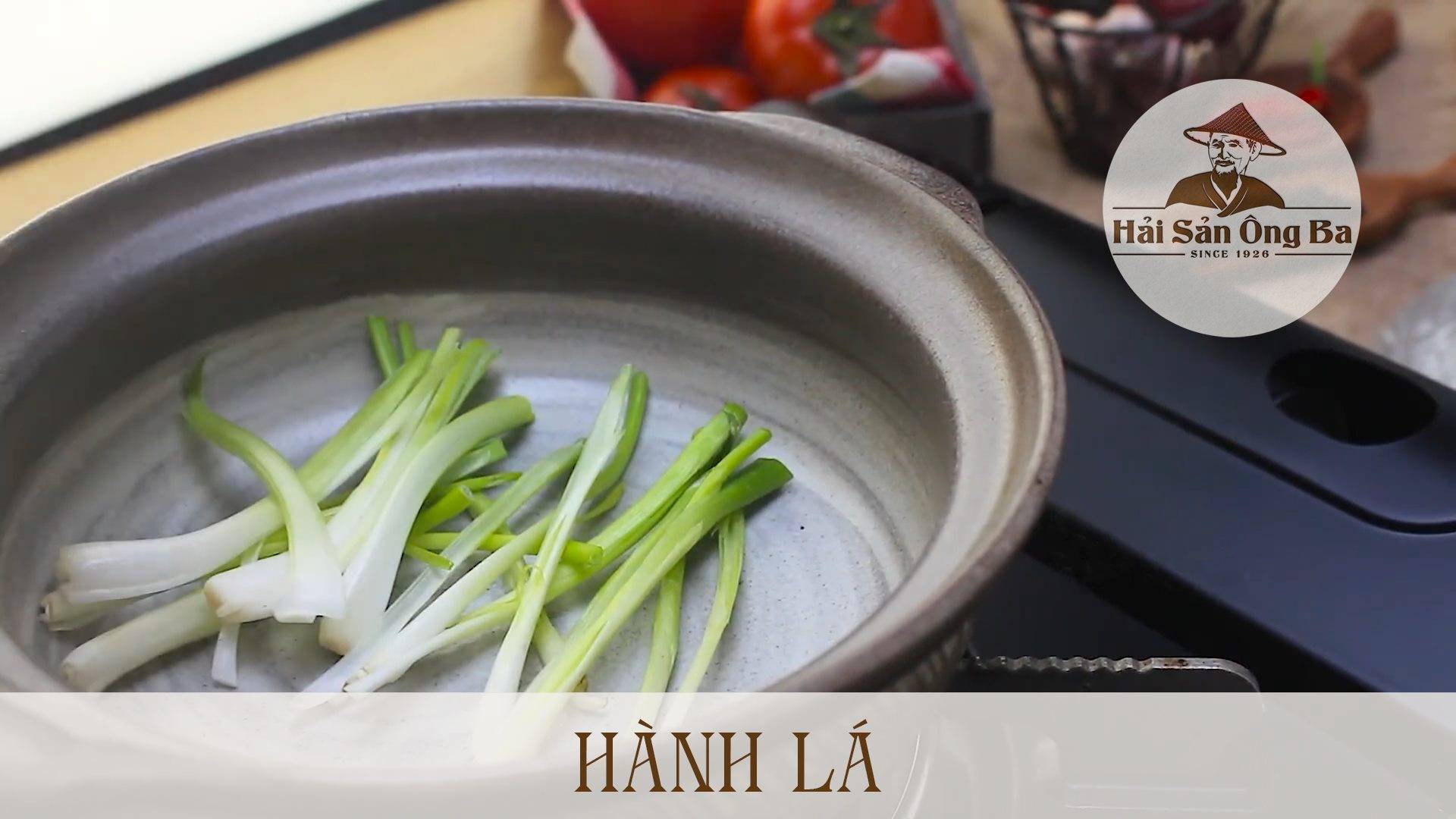 cuống hành lá, cái niêu