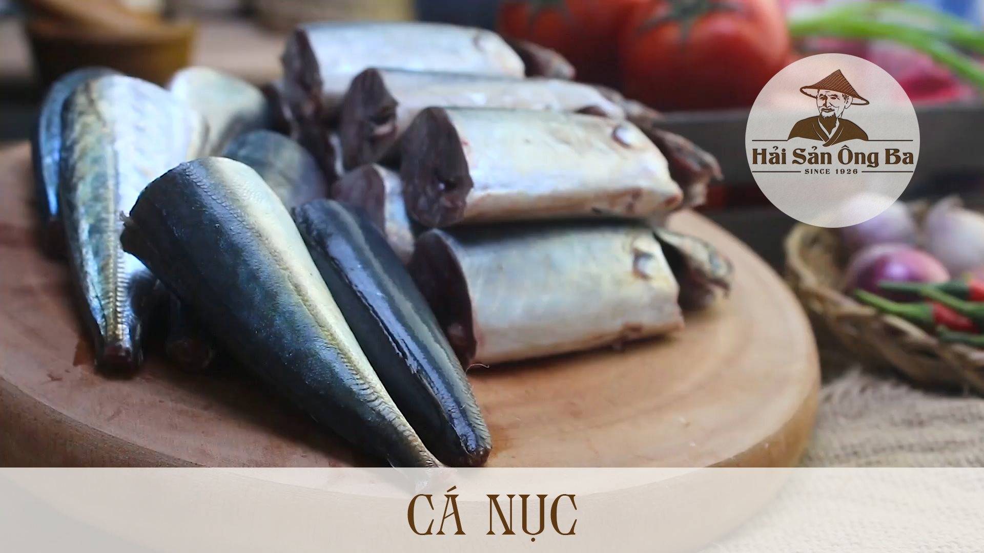 cá nục, món ăn, khúc cá nục trên thớt