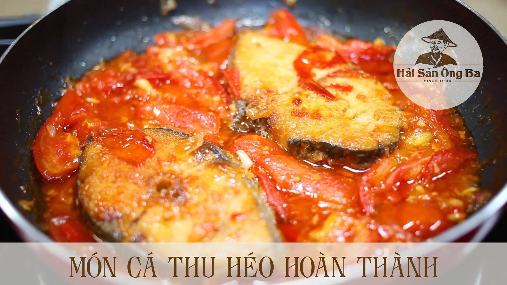 món ăn, món cá thu sốt cà chưa