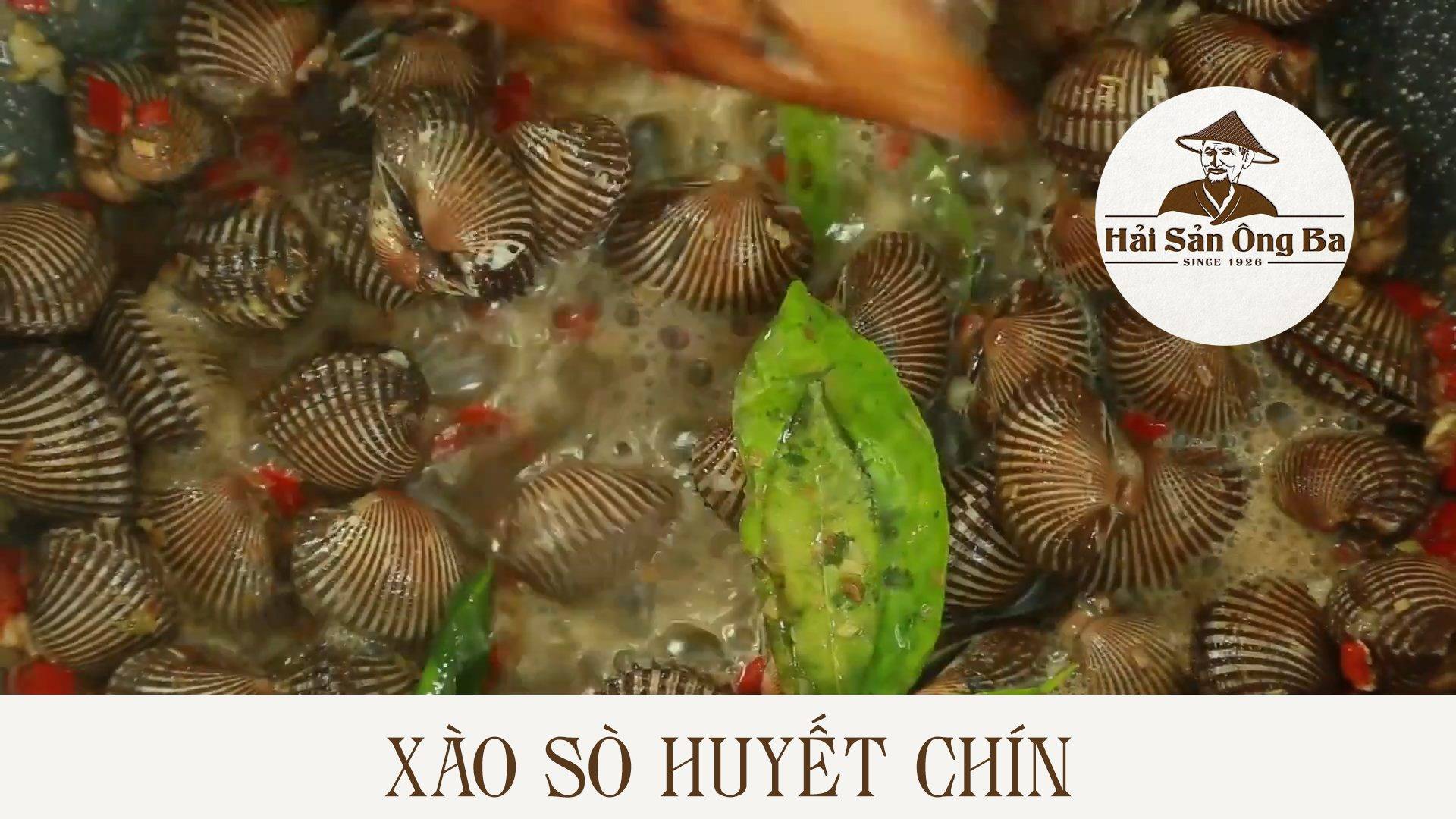 món ăn, đun sôi sò huyết,